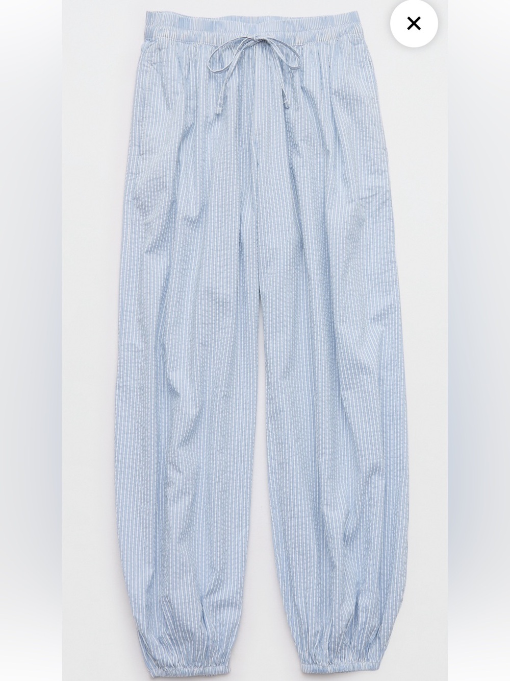 ISO Aerie Seersucker Balloon Pant